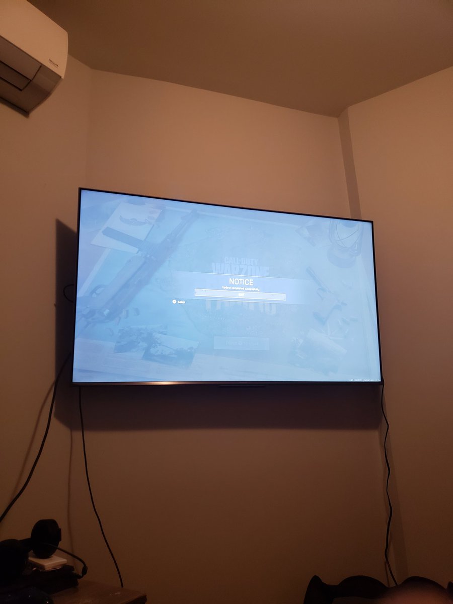 Tupac098's tweet photo. @jakerandall This is dap 97 Bro focus on getting better  and yes I will pray for u . And here a little to cheer u up I think. I got my son the hisense u8g 55 fully mounted and praying he get the ps5 from gamestop tomorrow.  I thank u and the crew for all your help https://t.co/H0LuxyTsyg