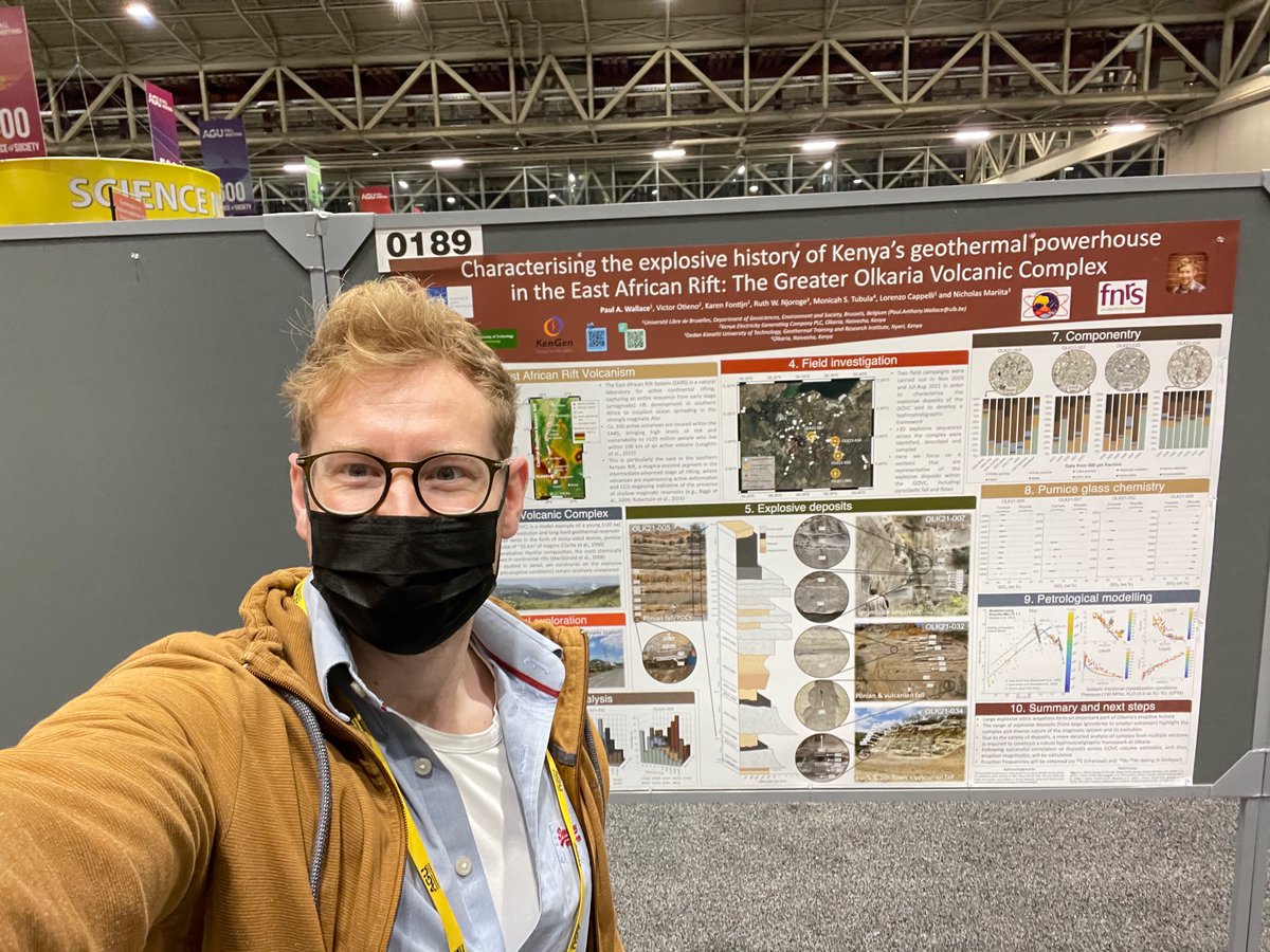 At #AGU21? Come join session T45A on “Advances in Our Understanding of Magma-Poor and Magma-Rich Rifting Processes” and stop by our poster (T45A-0189) to discuss explosive volcanism in the Kenya Rift 🌋 <a href="/agu_tectonophys/">AGUTectonophysics</a> <a href="/AGUvgp/">AGU VGP</a>