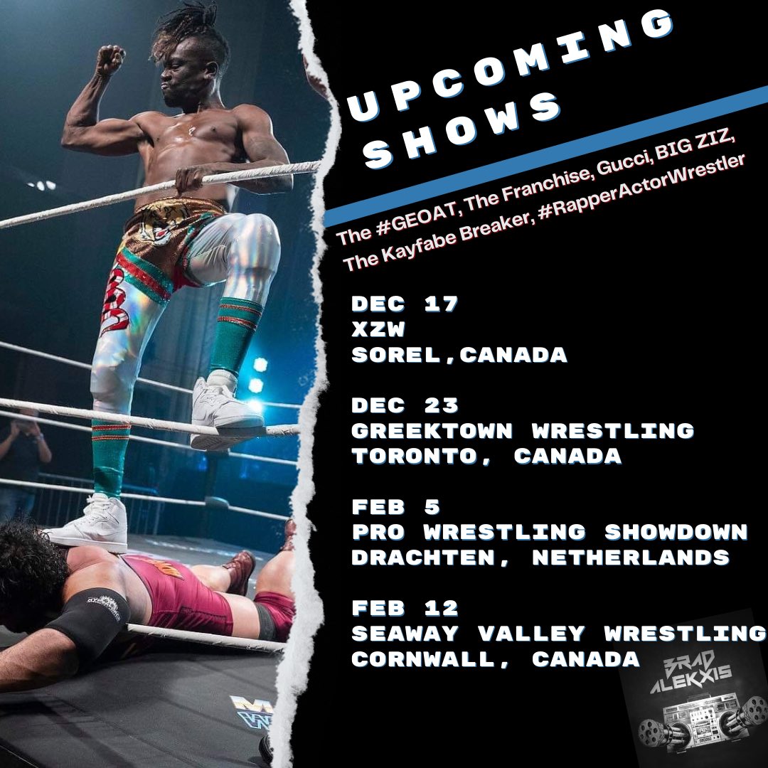 franchiseqc's tweet photo. @xzwwrestling
@GRKWrestling
#ProWrestlingShowdown
@SVWwrestling
#Franchise #rapperactorwrestler https://t.co/dYYunvrrLx
