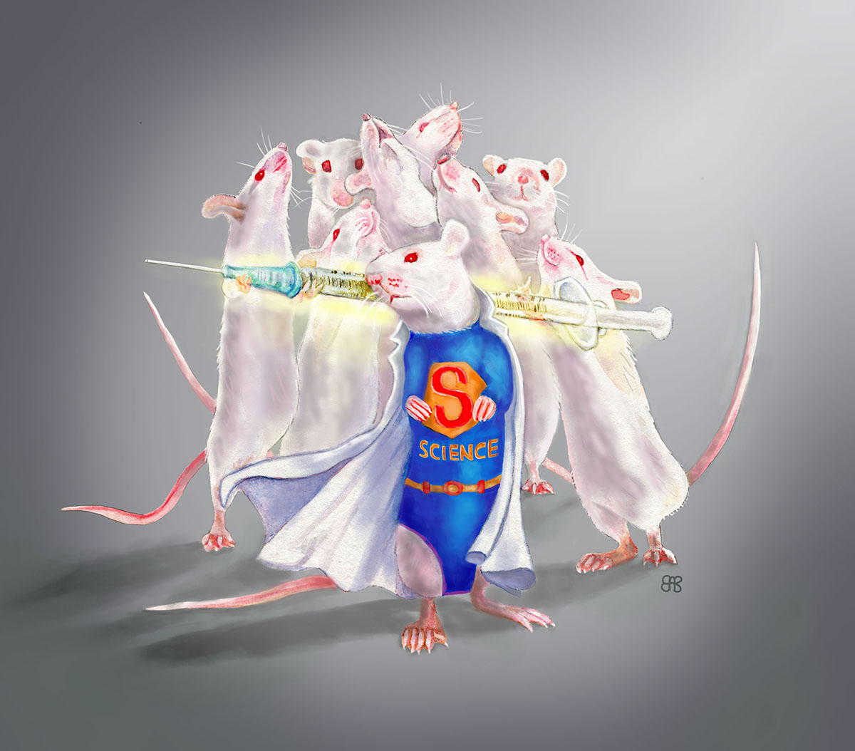 For all the creatures big and small who have been helping to keep us safe since the pandemic unfolded. The idea for this drawing popped into my head as I was travelling home from my first COVID-19 vaccine. Please excuse my still basic digital painting skills! #Covid_19 #vaccine