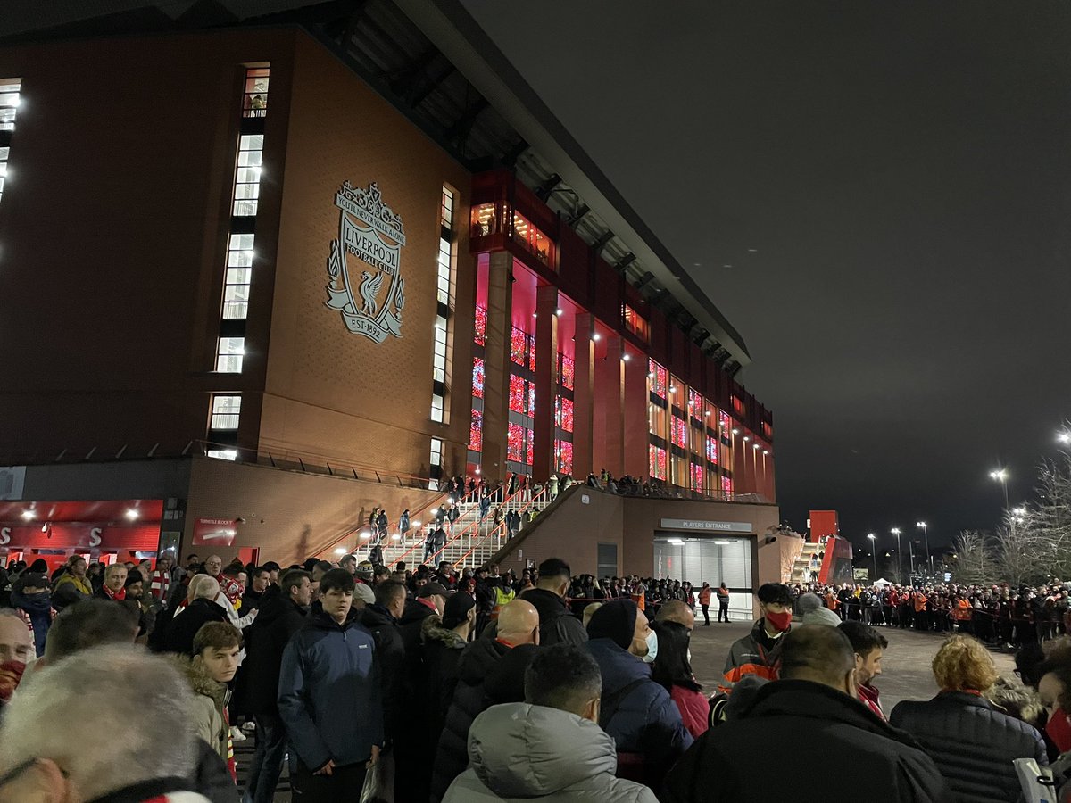 JamesPearceLFC's tweet photo. The show goes on at Anfield #LFC https://t.co/4fHyozyfjn