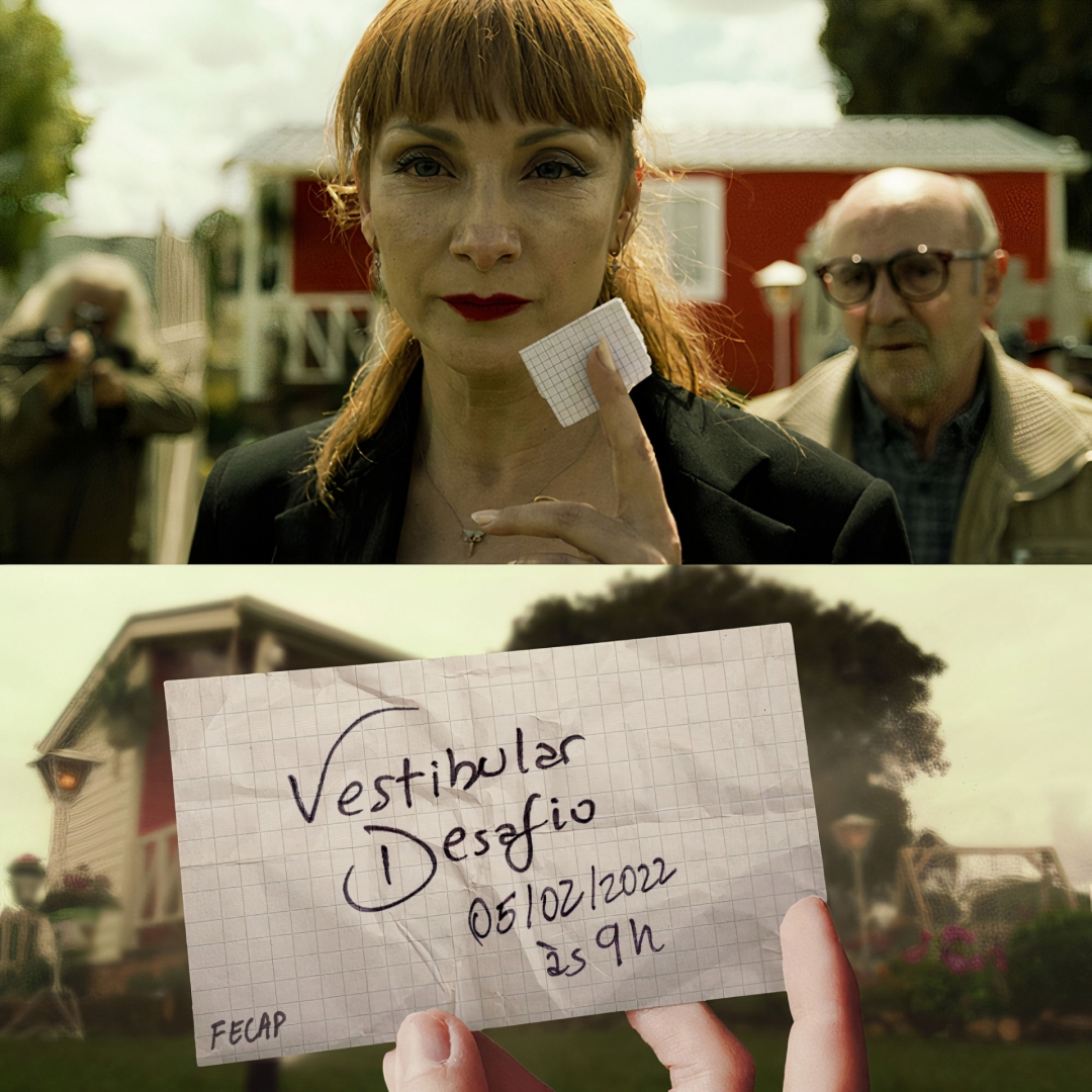 _fecap's tweet image. Alerta de Spoiler ⚠ 

O bilhetinho que o professor mandou para Alicia Sierra, na verdade era um lembrete do próximo Vestibular Desafio, por essa você não esperava né?  

Saia do obvio | Seja Você! 

#VestibularDesafio #Graduação #FECAP