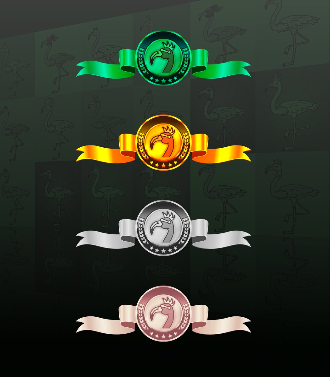 Hello #FlamingoFamily! 🦩

This post is for the newcomers! Check out the medals for the Flamingo Games winners! 

If you already know these medals, it means you're an OG member😎 

#FlamingoNFT #FlamingoWorld #NFTs #NFTCommunity #nftart #NFTs #NFTcollection