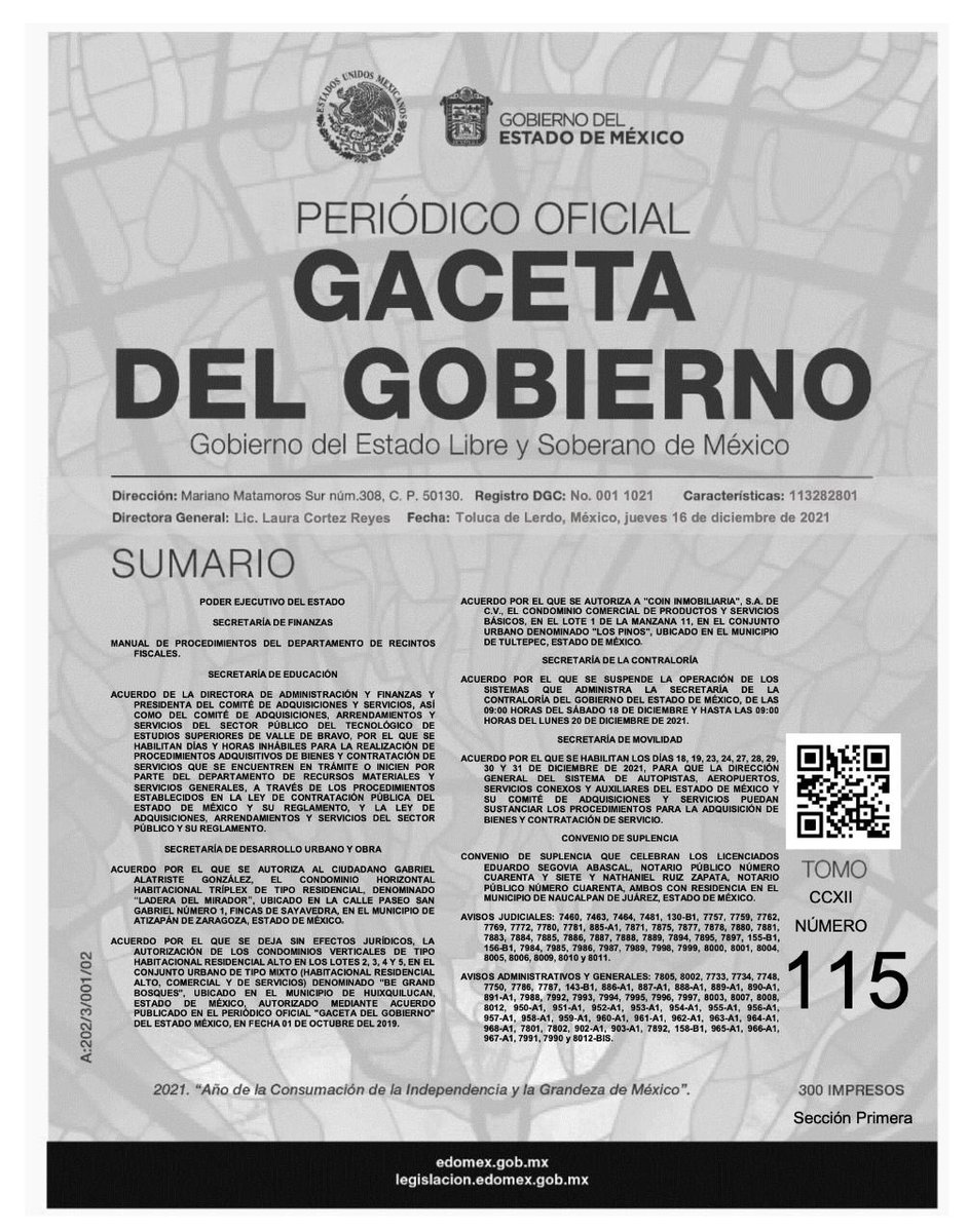 Javier_Vargas_Z's tweet photo. #GacetaDelGobierno 📰
Se suspende la operación de los sistemas administrados por la Secretaría de la @ContraloriaGEM, de las 09:00 hrs del sábado 18 y hasta las 09:00 hrs del lunes 20 de diciembre, debido a la incorporación de nuevo equipo informático.
🖥 https://t.co/RdsJRzfEgd https://t.co/1OpaGyc2hP