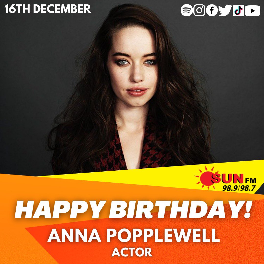 Happy Birthday Anna Popplewell   