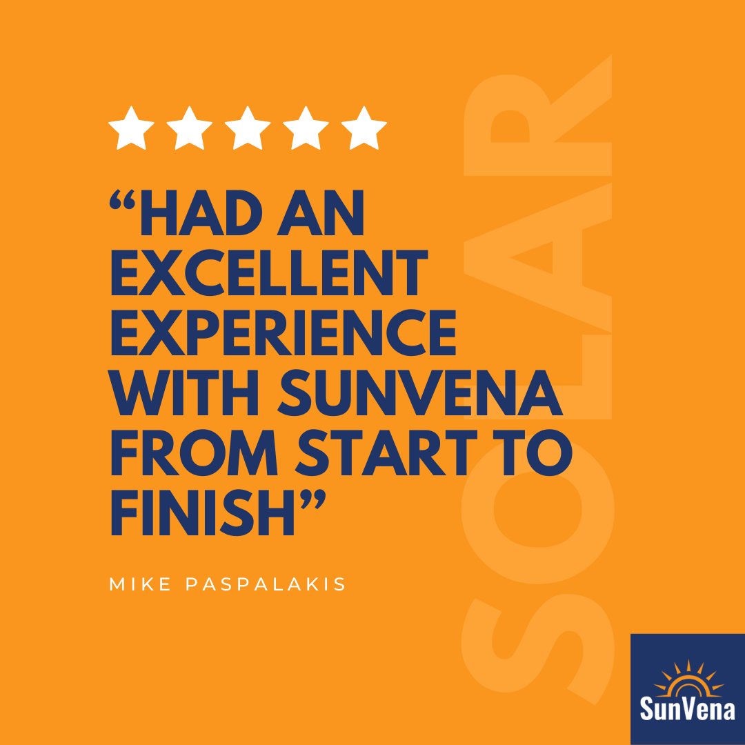 SunVenaSolar's tweet photo. SunVena takes pride in the quality of our work, customer service, &amp; communication, and we couldn't be more proud to hear that is resonating with our customers! #solar #fl #solarcompany 

Check out this ⭐⭐⭐⭐⭐ review and more just like it here: https://t.co/Z30M1cX3Ut https://t.co/HgOfk3Qk9c