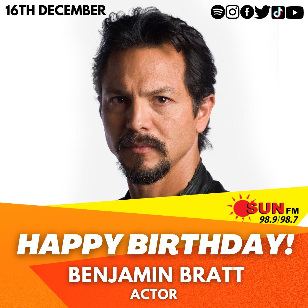 Happy Birthday to Benjamin Bratt     