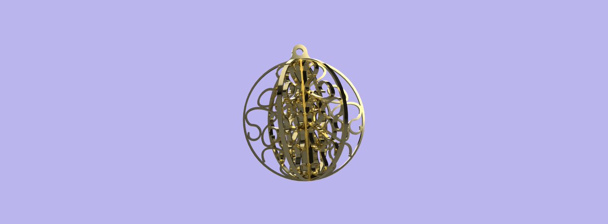 DrLizBish's tweet photo. Flat pack bauble files are now up on @Thangs3D - https://t.co/A0OUaCbpbd and @Cults3D - https://t.co/l5pU5cRB61 for free! Enjoy and tag me in your makes :D Print as standalone or double up the top section to string them together! #3dprinting #decorations #CADvent #Christmas https://t.co/gsC9nkimPb