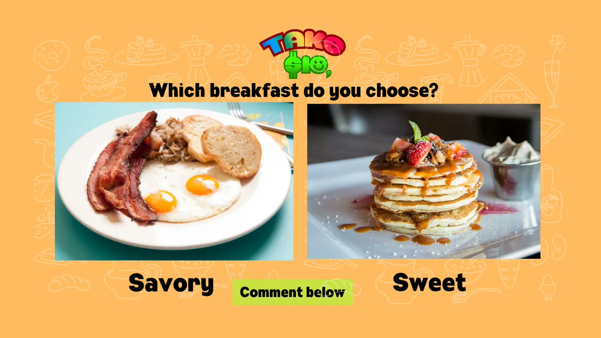 Take10Trivia's tweet photo. Good morning people 🌞
Which breakfast would you choose? 🍳🥞
Comment below. 😁
.
.
.
#food #foodie #breakfast #foodlover #trivia #take10trivia #triviatime #trivianight #fun #pancake #bacon #egg #foodtrivia #sweet #quiz #animaltrivia https://t.co/biA9oBcanj