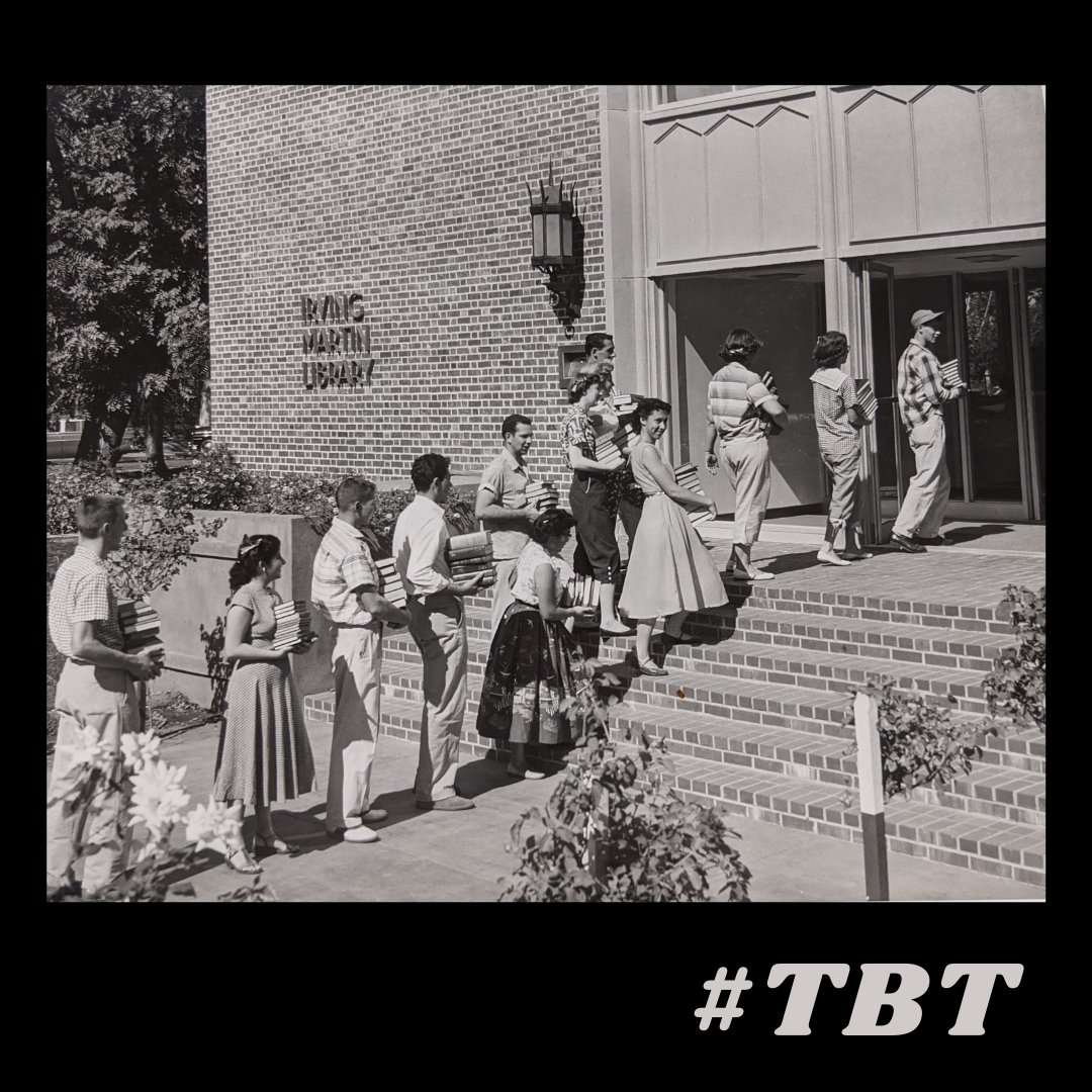PacificLibrary's tweet photo. It's time for another Pacific #ThrowbackThursday! Did you remember to return your books? 😉📚📚📚
#TBT #librariesofig #archives https://t.co/zZc0KWUOQZ