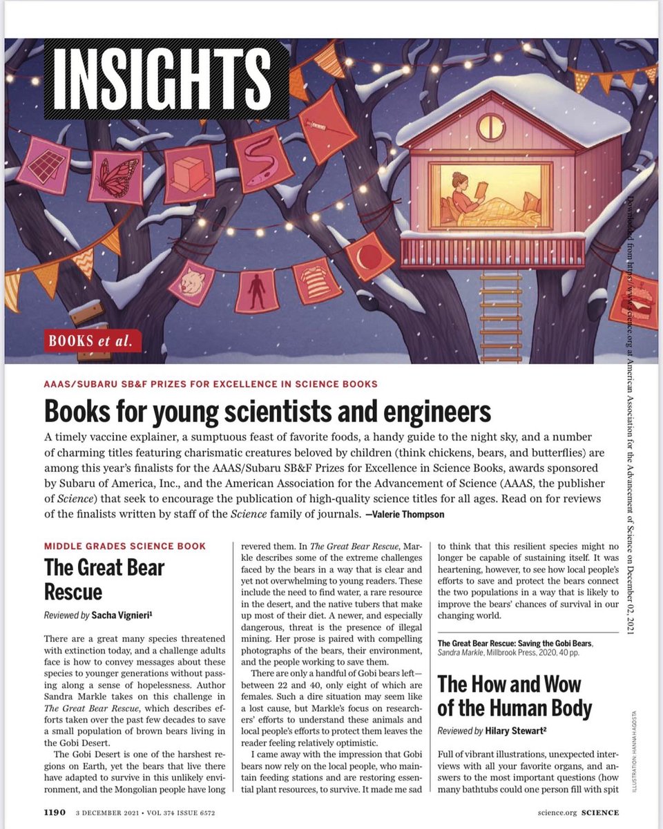 ArlyneSimonPhD's tweet photo. Your girl is in @ScienceMagazine !!!! 🤯🤯 My book “Abby Invents The Foldibot is 1 of 4 finalists for rhe AAAS/Subaru best children’s science picture book award! God is goood 🙌🏾🙌🏾. Gotta send this to my PhD Advisor  #kidlit #PictureBooks #IfThenSheCan #AbbyInvents https://t.co/lRkOg08G2U