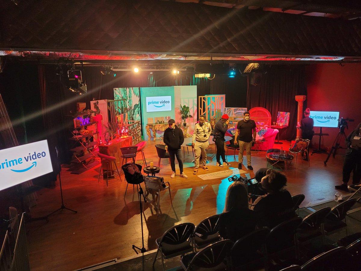PFevents's tweet photo. Nice little job engineering a chat show @oxfordhouse for amazon prime's show Harlem. @amazonprime #harlem #evntprofs #chatsow #amazon https://t.co/kLs4ZNaUpY