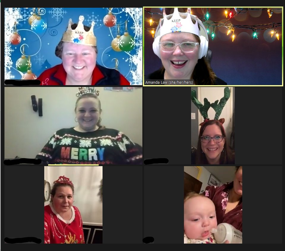 KEEPforFamilies's tweet photo. Our latest Oregon KEEP Graduates decided on a holiday themed celebration for the final session!

Interested in joining a KEEP group? Visit: https://t.co/sjbIitJ4xv to find out more and contact us!

#fosterparents #resourceparents #celebration https://t.co/iFlALIUUpI