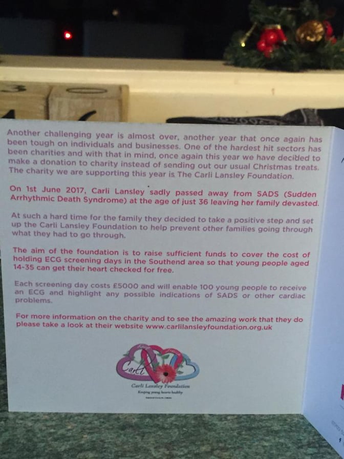 Carli Lansley Foundation tweet media