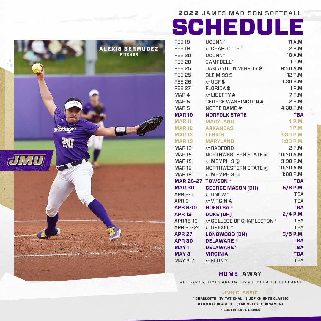 Jmu Schedule 2022 Loren Laporte (@Coach_Laporte) / Twitter