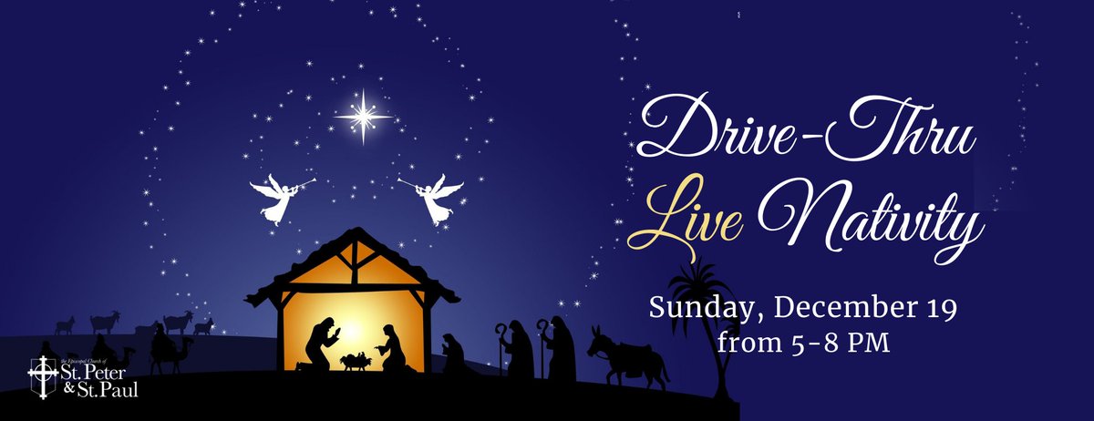 SPSPEpiscopal's tweet photo. Our Drive-Thru Live Nativity is this Sunday, December 19 from 5-8 PM. Bring your friends - there is something for children, teens and adults. We can't wait to see you there! https://t.co/Jpy2RiPhgC