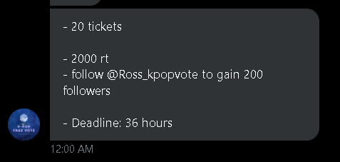 exovso's tweet photo. [ RT DEAL ] Seoul Music Awards

EXO-Ls, this tweet must reach 2k rts! In addition, the host, @Ross_kpopvote, must also gain 200 followers, so don't forget to follow them!

Deadline: 36 hours

Donate Hearts: owtf4

@weareoneEXO #EXOLsVoteOnSMA #EXO https://t.co/hAIWF2Qzs9