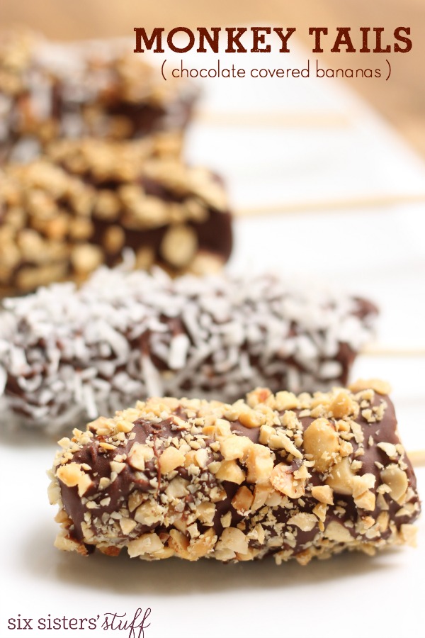 SixSistersStuff's tweet photo. These Monkey Tails (Chocolate Covered Bananas) make the perfect dessert. We love ours frozen, and my kids even pick them over popsicles.
https://t.co/tUYUiKuUXj #sixsistersstuff #monkeytails #chocolatecoveredbananas #dessert https://t.co/tcTJlIrV1w