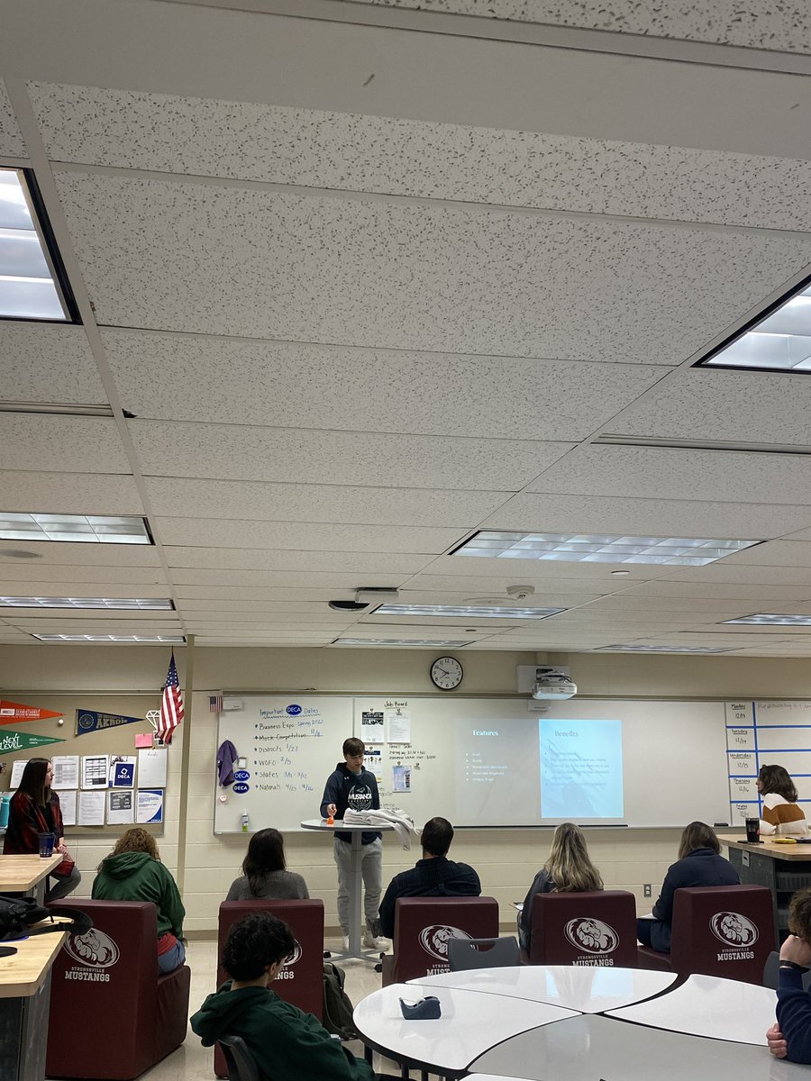 MrsNaymik's tweet image. It was a great morning for the junior marketing students who presented their PBL 3D print projects in front of a panel of judges. We were so impressed with the creativity and thought that went into each project. My students always make me proud! #wearestrongsville #modelmustangs