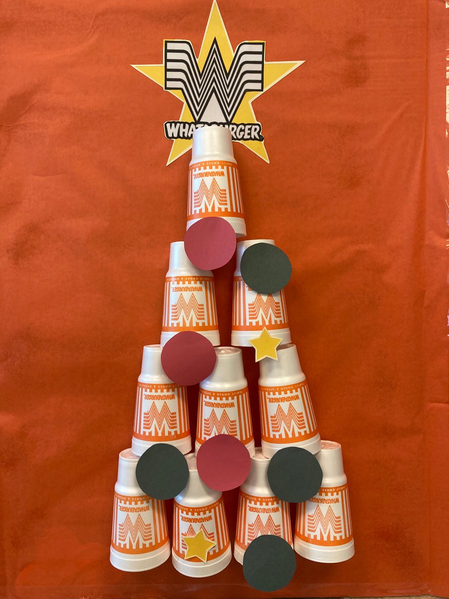 Happy holidays everyone. #TexasChristmas #Whataburger #teacher Does lunch count as a business expense now?