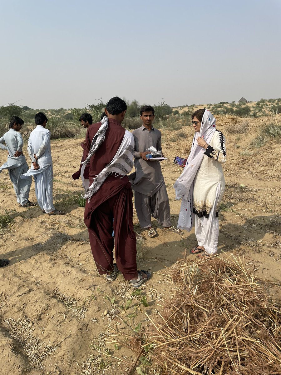 CalpakEdu's tweet photo. Our CEO, spent time talking to the villagers about the water situation. The wells #CalpakEdu dug had mostly dried up. New #Sustainable solutions for water scarcity had to be found. We built an #R0 plant. #water #Tharparkar @anilaali #Pakistan @global_water https://t.co/tZcBsxegAg
