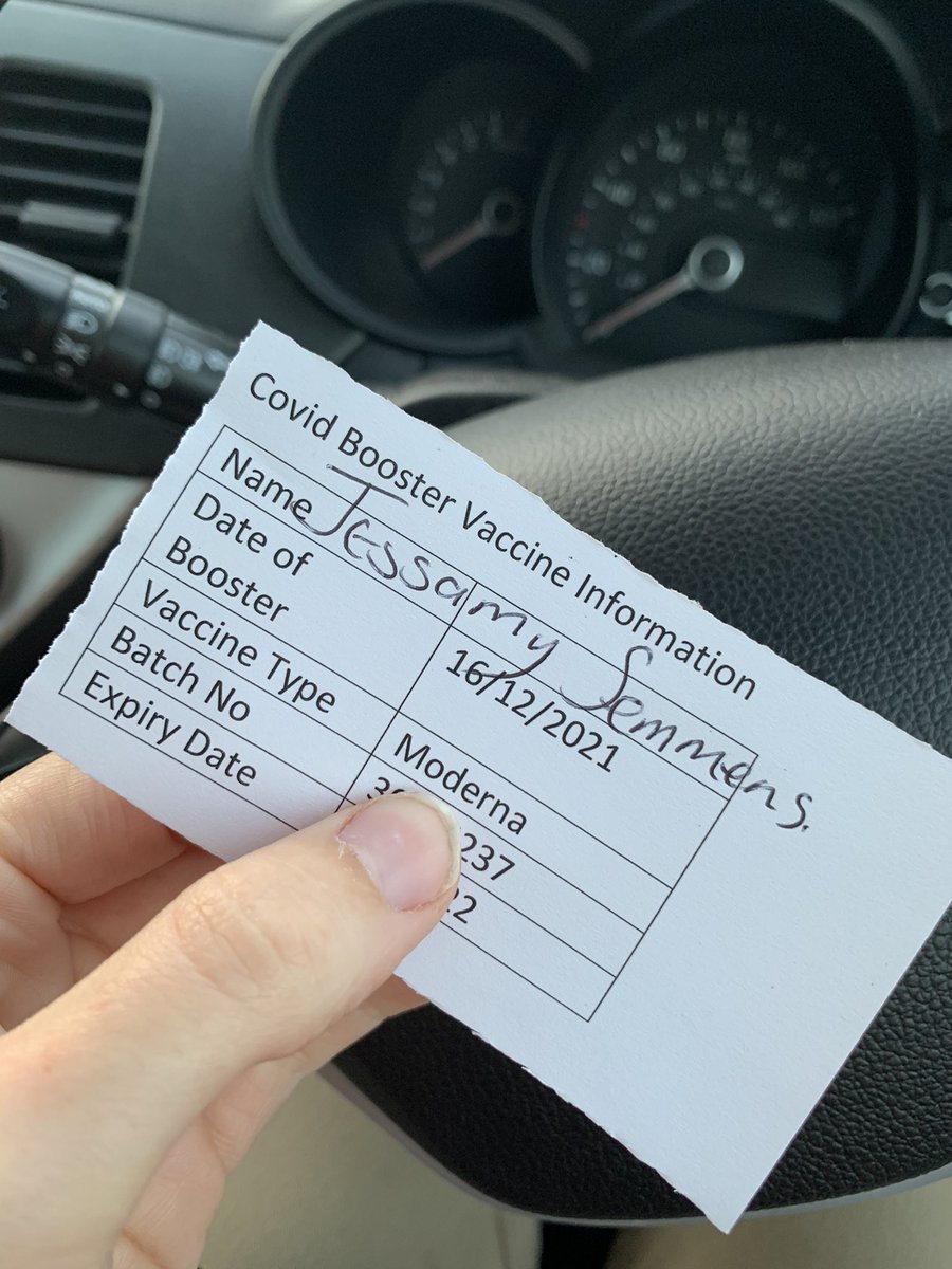 jessamycs's tweet photo. She’s boosted! 💉🤍 Thank you, NHS. https://t.co/PxQg7XeaTJ