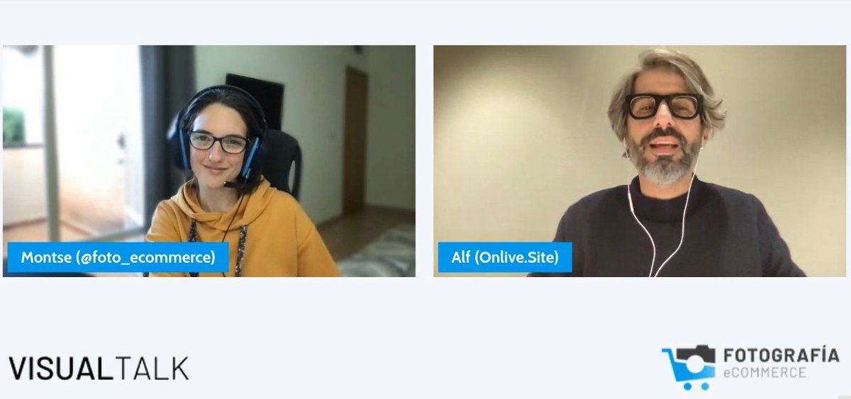 Foto_eCommerce's tweet image. ¡Ya estamos en directo! 🤘

Si quieres ver a @Monlabiaga y Alfredo Ouro hablando sobre #LiveShopping, entra en nuestro canal de Twitch: lnkd.in/dCw4SGH

#VisualTalk #webinargratuito #eCommerce
