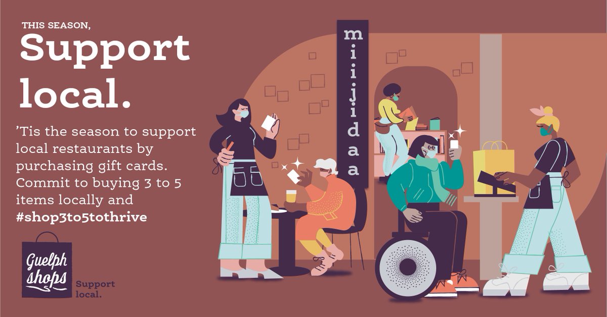GuelphChamber's tweet photo. We💙shopping local because investing in local biz means investing in our local economy - making #Guelph a better place to work, live & play.
Why do you💙shopping local - @shakiba_s @Craig_GCC @LloydLongfield @CamGuthrie @MikeSchreiner?
#Shop3To5ToThrive https://t.co/wCov99T6zF https://t.co/Oa734oj21h