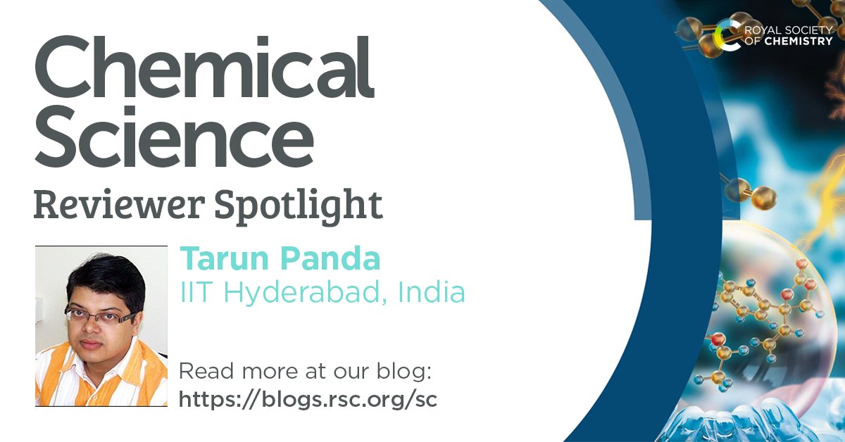 ⚠️ ICYMI ⚠️ the latest Reviewer Spotlight is now live! 

Thank you again to <a href="/TarunPanda2016/">Inorganic Chemistry@IIT Hyderabad</a> for being one of our fantastic #ChemSciReviewers 

Hear from Tarun and our other featured reviewers in our blog: ow.ly/LVak50HcliR