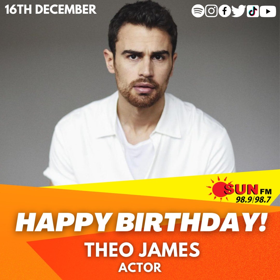 Happy Birthday to Theo James      