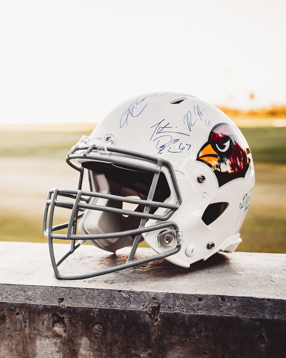 Arizona Cardinals (@azcardinals) on Twitter photo A one-of-a-kind item deserves a #ProBowlVote
Retweet for your chance to win this helmet signed by:
<a href="/K1/">Kyler Murray</a>
<a href="/74_hump/">H U M P</a>
<a href="/KelvinBeachumJr/">Kelvin Beachum Jr</a>
<a href="/JustinPugh/">Justin Pugh</a>
#RodneyHudson
<a href="/ColtMcCoy/">Colt McCoy</a>
#SeanHarlow
#DannyIsidora
<a href="/MGarcia_76/">it’s just max.</a>
<a href="/KodaMartin78/">Koda Martin</a>
#EricSmith
#JoshMiles
<a href="/JoshJones_23/">#JUICED</a> A one-of-a-kind item deserves a #ProBowlVote
Retweet for your chance to win this helmet signed by:
<a href="/K1/">Kyler Murray</a>
<a href="/74_hump/">H U M P</a>
<a href="/KelvinBeachumJr/">Kelvin Beachum Jr</a>
<a href="/JustinPugh/">Justin Pugh</a>
#RodneyHudson
<a href="/ColtMcCoy/">Colt McCoy</a>
#SeanHarlow
#DannyIsidora
<a href="/MGarcia_76/">it’s just max.</a>
<a href="/KodaMartin78/">Koda Martin</a>
#EricSmith
#JoshMiles
<a href="/JoshJones_23/">#JUICED</a>