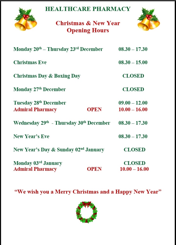Healthcare Pharmacies (#Guernsey) tweet media