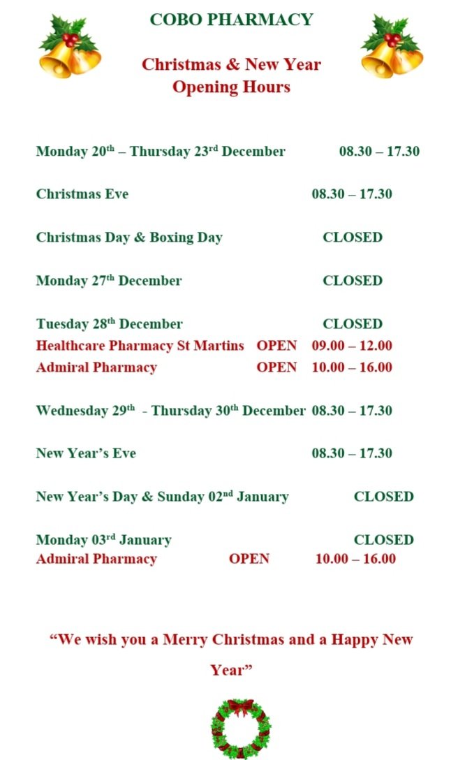 Healthcare Pharmacies (#Guernsey) tweet media