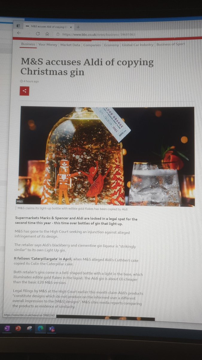 I am confused.  How can they say its "strikingly similar" when <a href="/AldiUK/">Aldi Stores UK</a> have produced a superior product.  If it was copying it would be the same.  This is like saying a BMW is strikingly similar to a Mercedes, both go vroom, have 4 wheels and have lights.