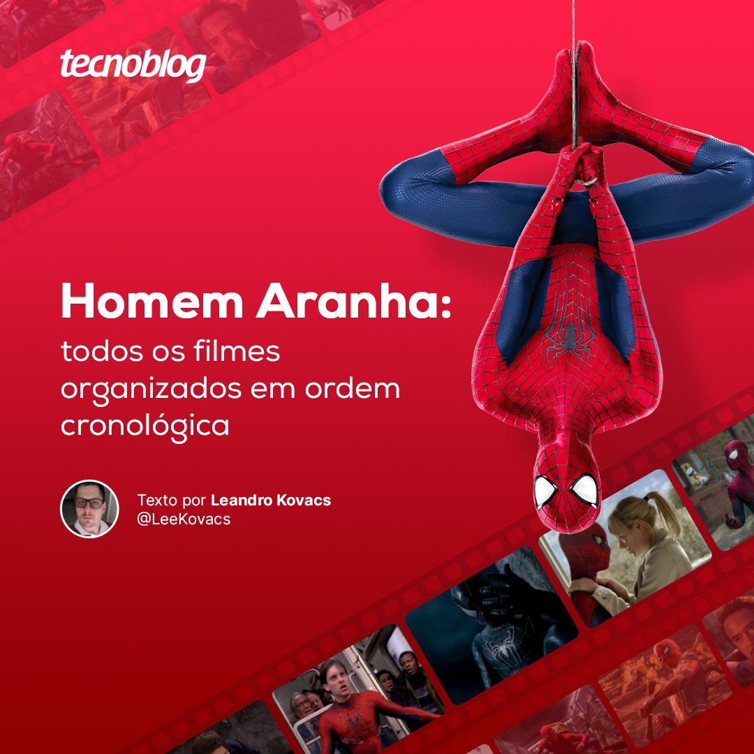 Qual a ordem cronológica dos filmes do Homem-Aranha?