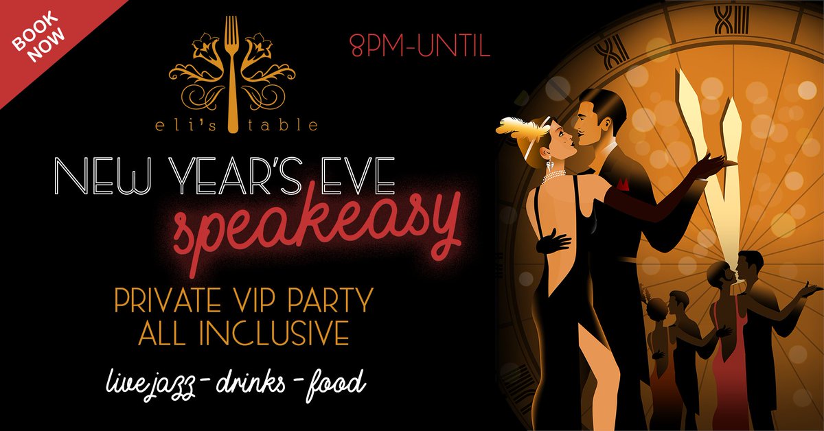 ElisTable's tweet image. NYE All-Inclusive VIP Speakeasy with live Jazz.
Tickets -&amp;gt; bit.ly/3q59xry