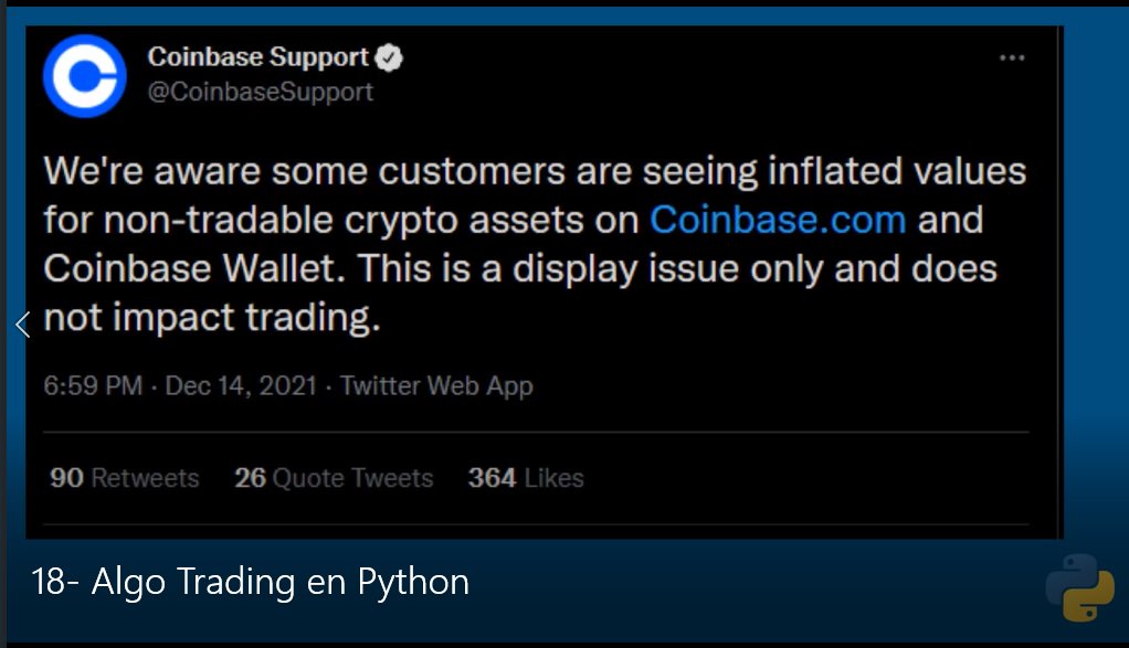 bajolacurva's tweet photo. 🇦🇷Subida la clase de Algo y Quant Trading en Python. Hacemos un post mortem del "display error " de @CoinMarketCap viendo una vez mas la importancia de market data de calidad. Y...quien se robo 11 filas de 5min en #BTC en el dataset que usa Yahoo Finance/Coinmarketcap/Apple??! https://t.co/7LT0n5YhaX