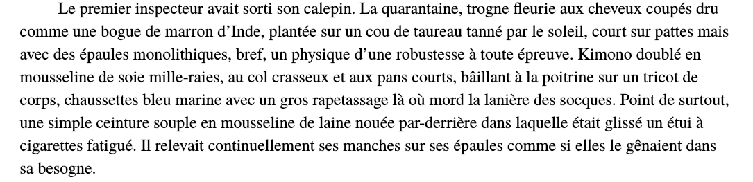 caligans's tweet photo. Je repense à cette description de policier des années 20 dans le roman de Kafû. https://t.co/Ll53l4WEkX