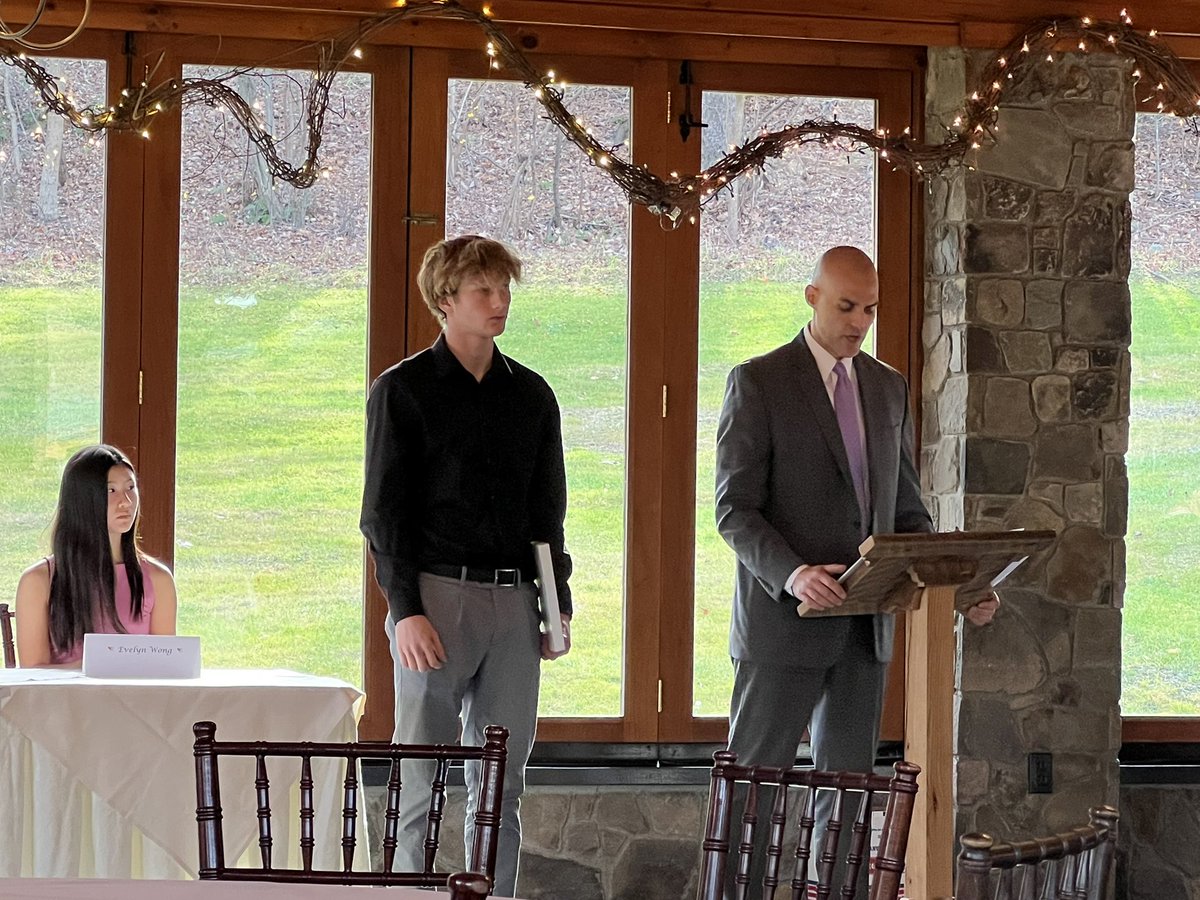 Congratulations to Bobby McClosky who was awarded the EPC Scholar Athlete Award for Football today at a banquet held at Stroudsmoor Country Inn.