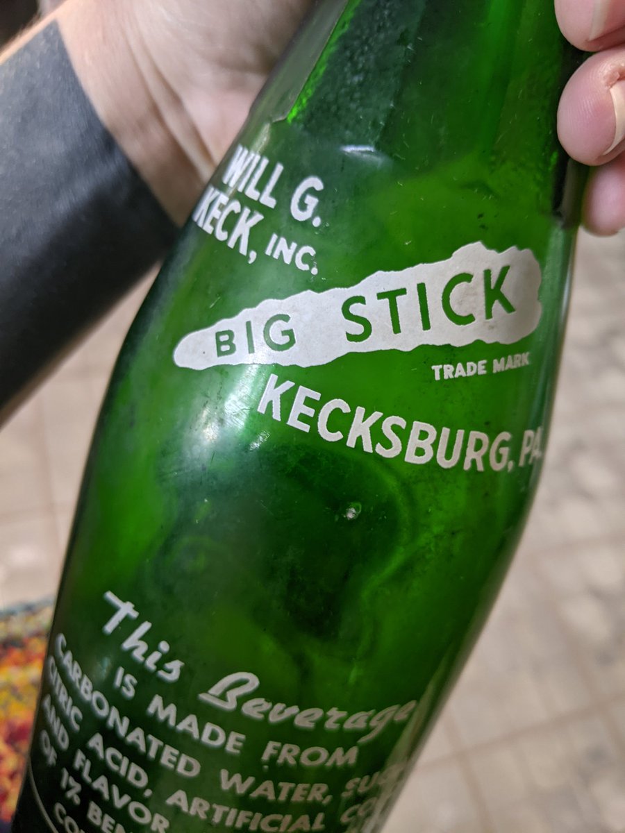 DaniKramer14's tweet photo. Keck's Big Stick ginger ale. Kecksburg, PA https://t.co/62VdFFwQIe
