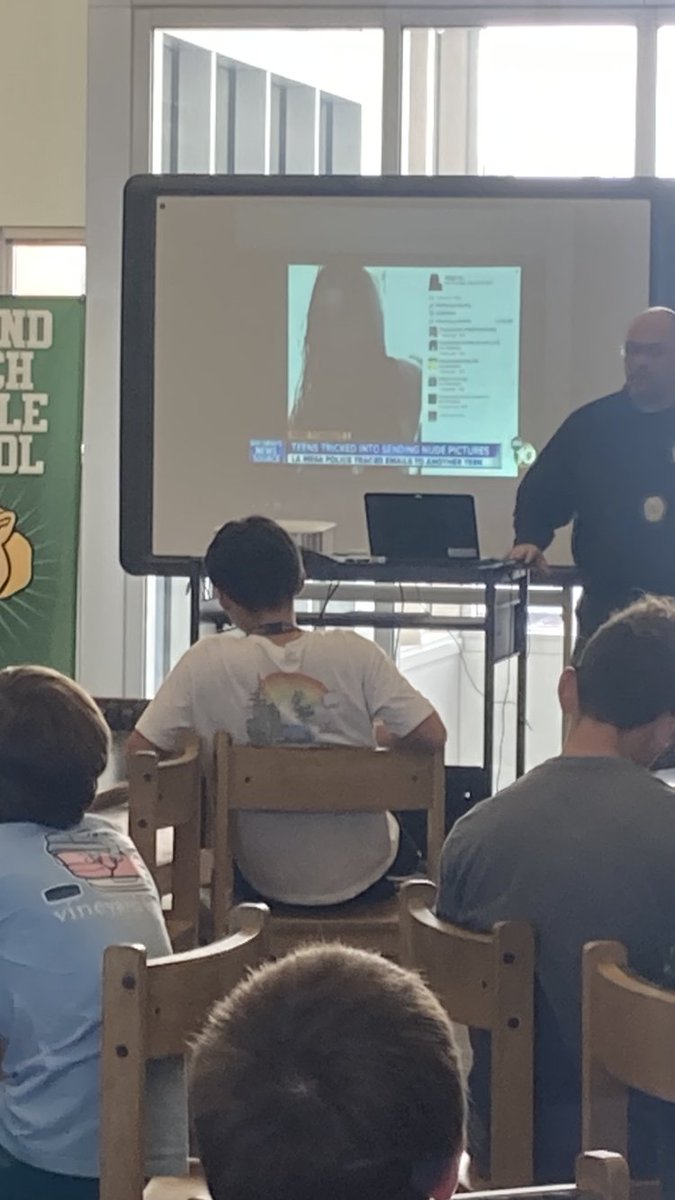 Internet Safety presentation by OBPD.  We want all Panthers safe over the holidays and beyond.  We love our partnership with OBPD and their willingness to help keep our students safe.