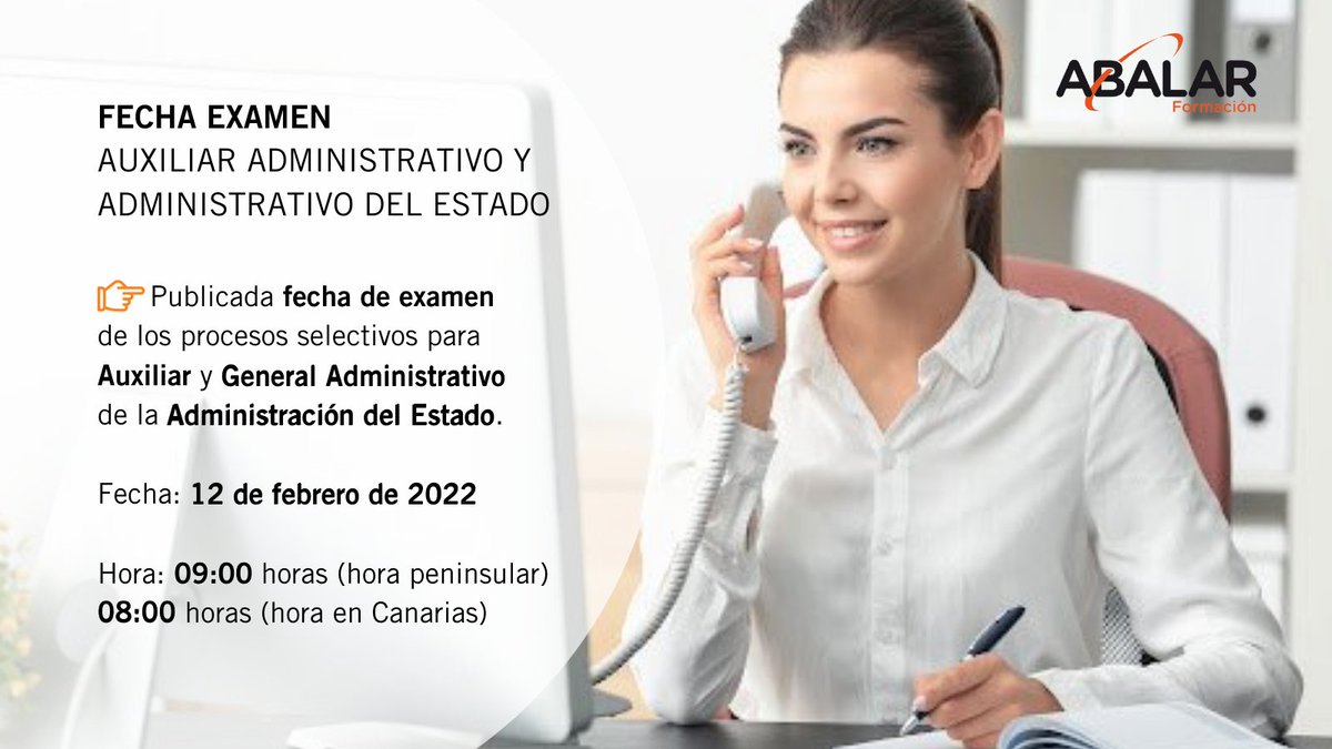 ABALAR Formación. Cursos y oposiciones. tweet media