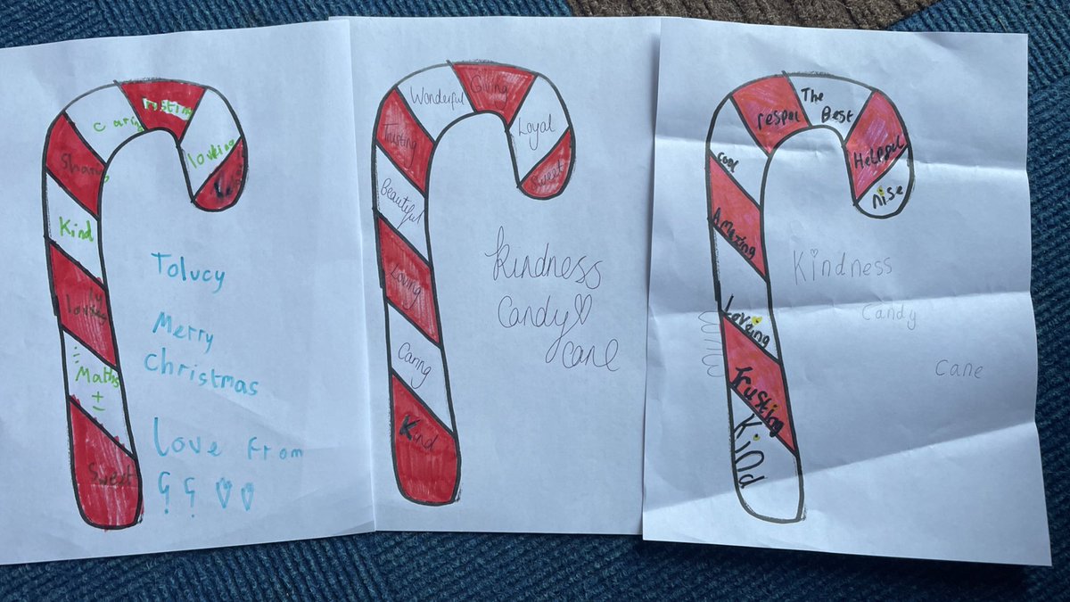 MissOrritt's tweet photo. Poems and kindness candy canes… happy Thursday everyone not long left now😍🎅🏼 https://t.co/pup2WYzqm4