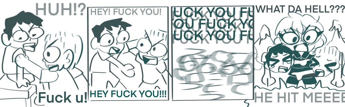 I finished some stupid kindy comics I sketched out last year. 