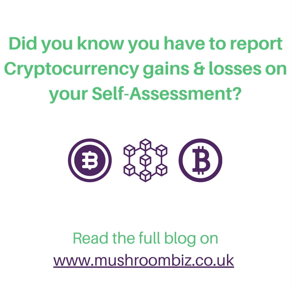 Properly Reporting Cryptocurrency🤑  
👉Read the full blog here: 
mushroombiz.co.uk/how-to-handle-…

#cryptocurrency #CryptocurrencyNews #Cryptos #cryptocurrencies #cryptotwitter #Cryptogram #BitcoinCash #bitcoinnews #selfemployed
