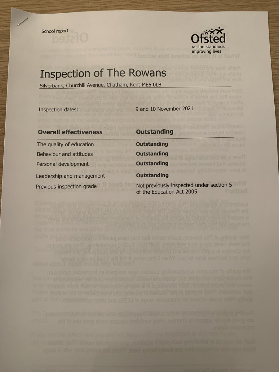 FionaMay003's tweet photo. “Pupils’ lives are turned around during their time at this school”
I am so proud to lead such amazing and inspirational staff and pupils. Together we have shown what is possible in AP with trusting relationships, belief, aspirations and love #ThisisAP #InspiringChange https://t.co/hNVY7Jfkhj