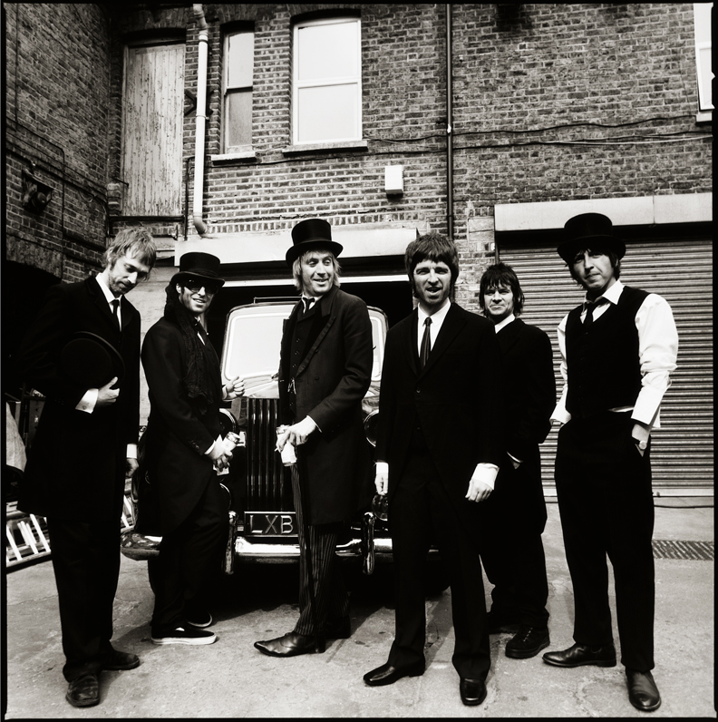 'The Importance Of Being Idle' video shoot, captured by Lawrence Watson, in 2005.