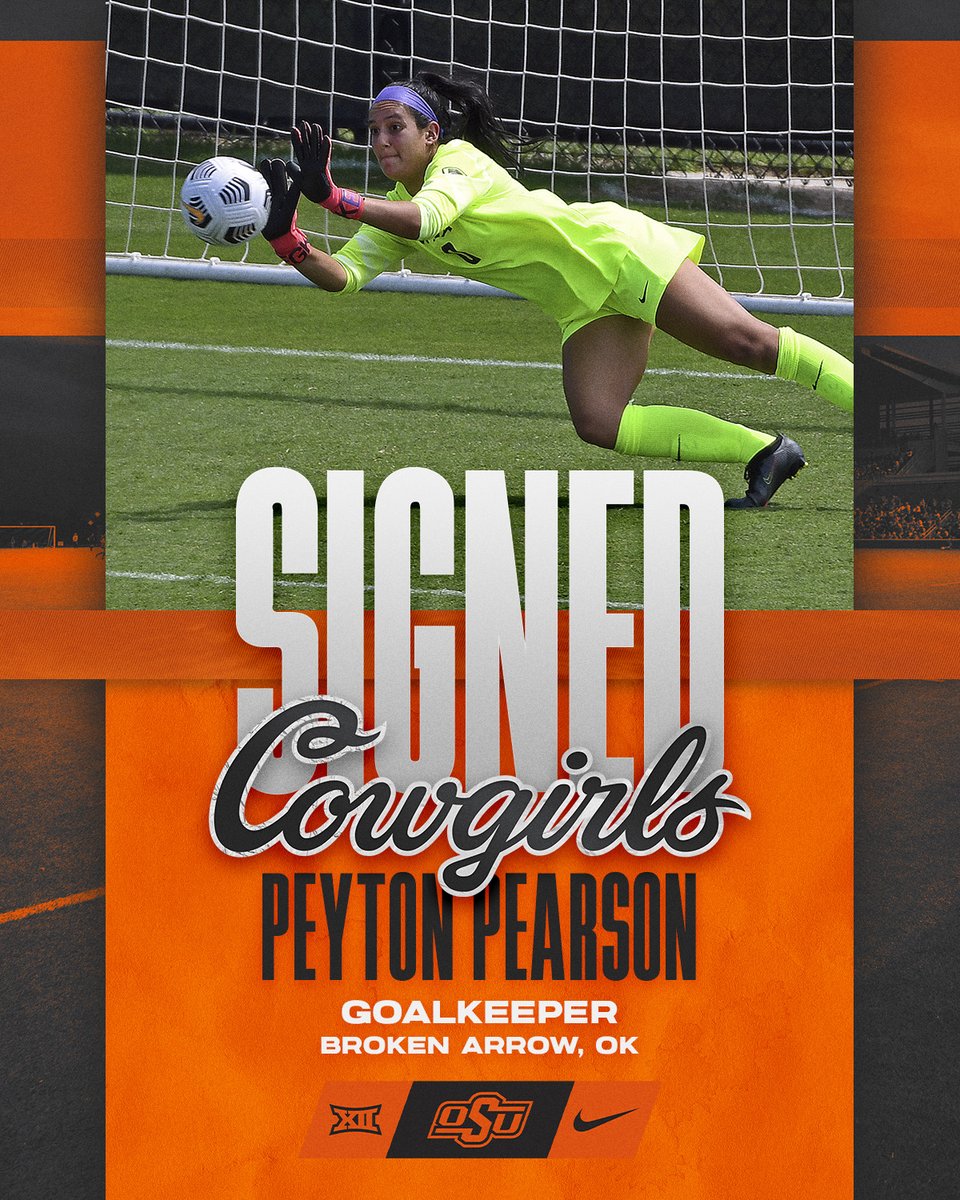 CowgirlFC's tweet photo. Welcome to the Cowgirl family, @1peytonpearson! 

#OneMore #GoPokes https://t.co/gkWB9plFW7
