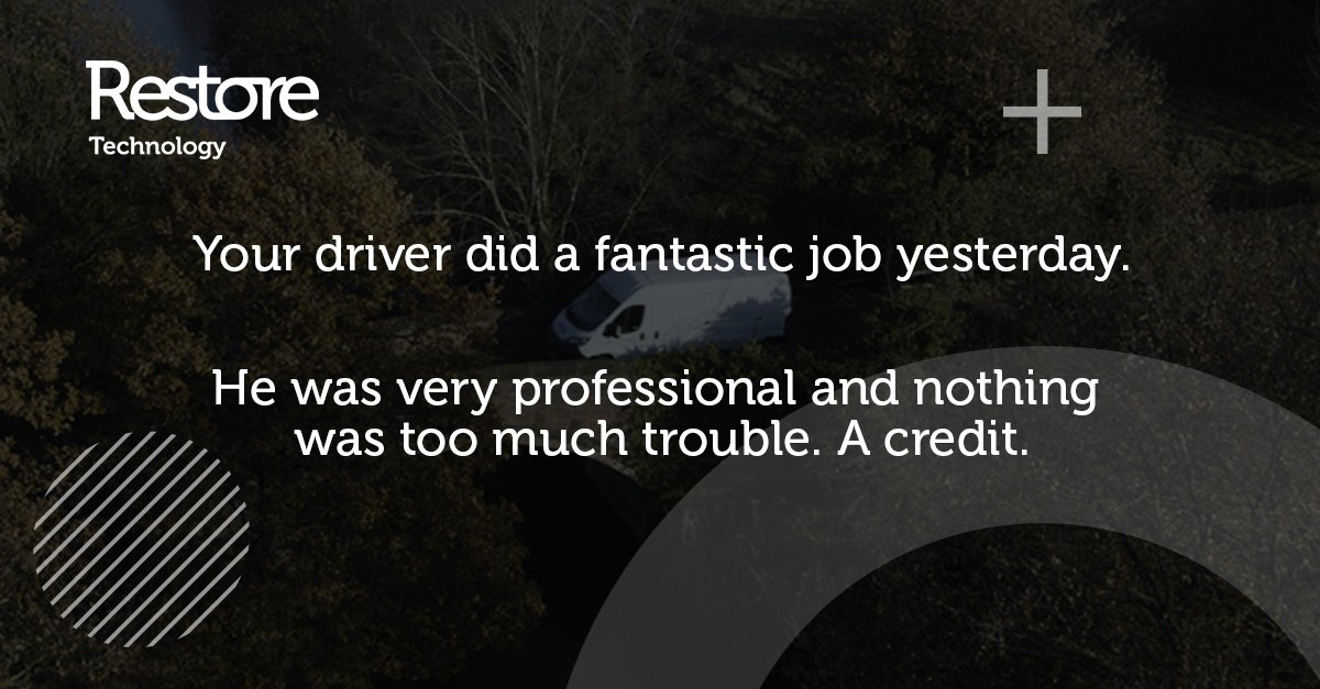 Great feedback from one of our customers today, following another job well done by the team. 👏