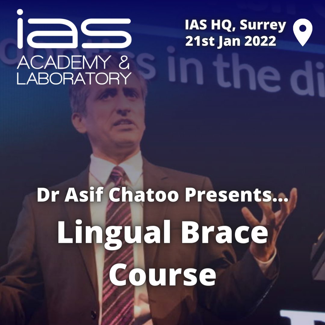 The Lingual Brace Course is designed for any dentist who has completed either the IAS Fixed Brace course, or is interested in the IAS Advanced Course.
Introduce Lingual Braces to your practice and increase the amount of patients you can treat. 

bit.ly/IAS-Lingual